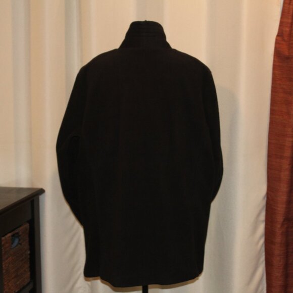 Bob Mackie Vtg 90s Wearable Art Embroidered Fleece Swing COAT  Sz 1X - Picture 4 of 8